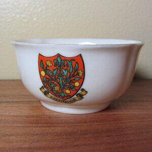 W.H. Goss crested heraldry china vintage Chesterfield teacup (GC057 Grace)